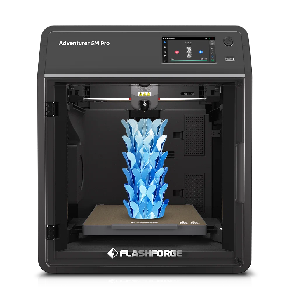 FlashForge Adventurer 5M Pro High-Speed Enclosed FDM 3D Printer
