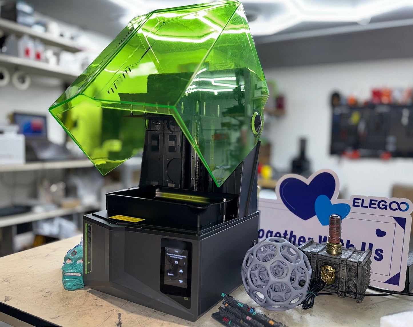 ELEGOO Saturn 4 12K Resin 3D Printer with Automatic Leveling