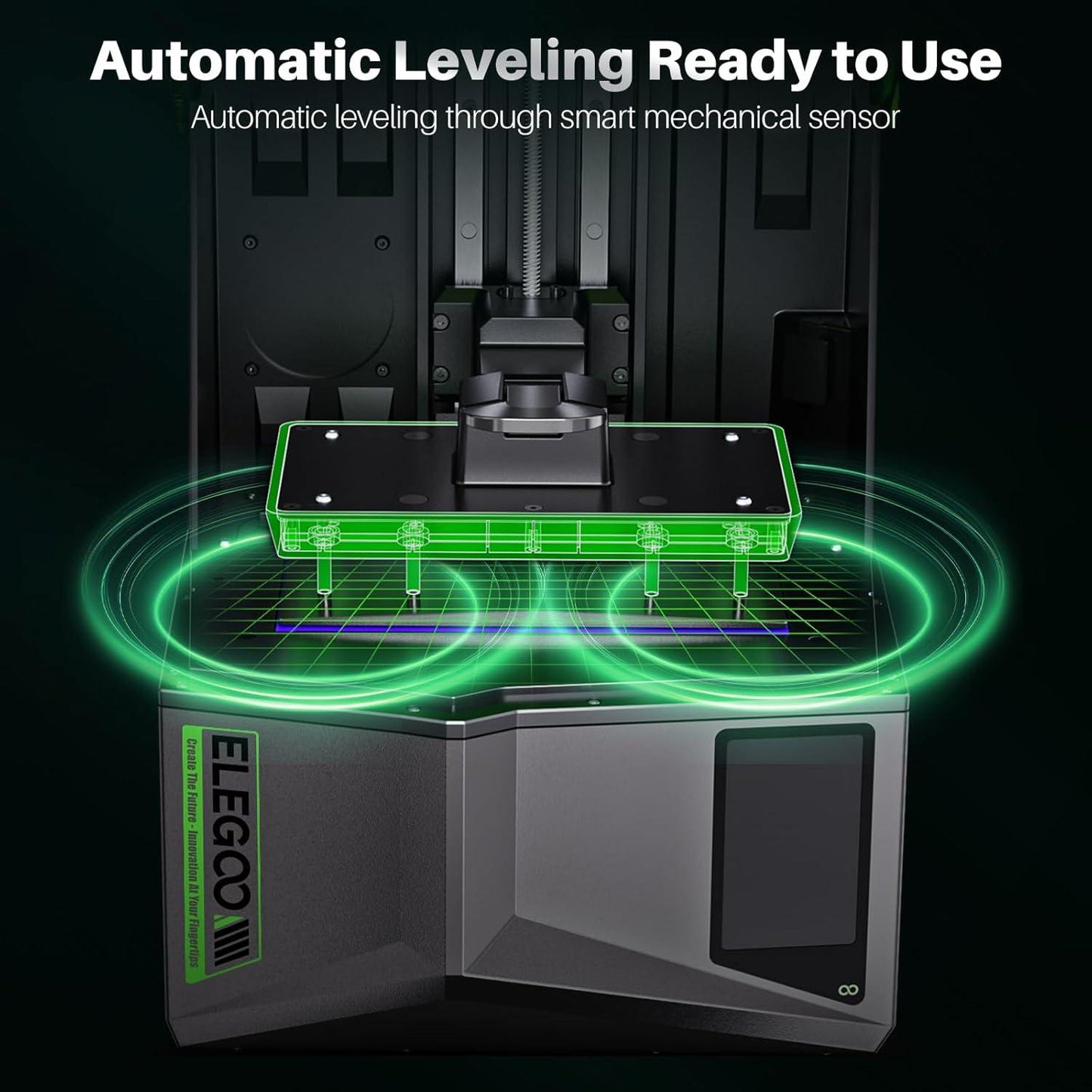 ELEGOO Saturn 4 12K Resin 3D Printer with Automatic Leveling